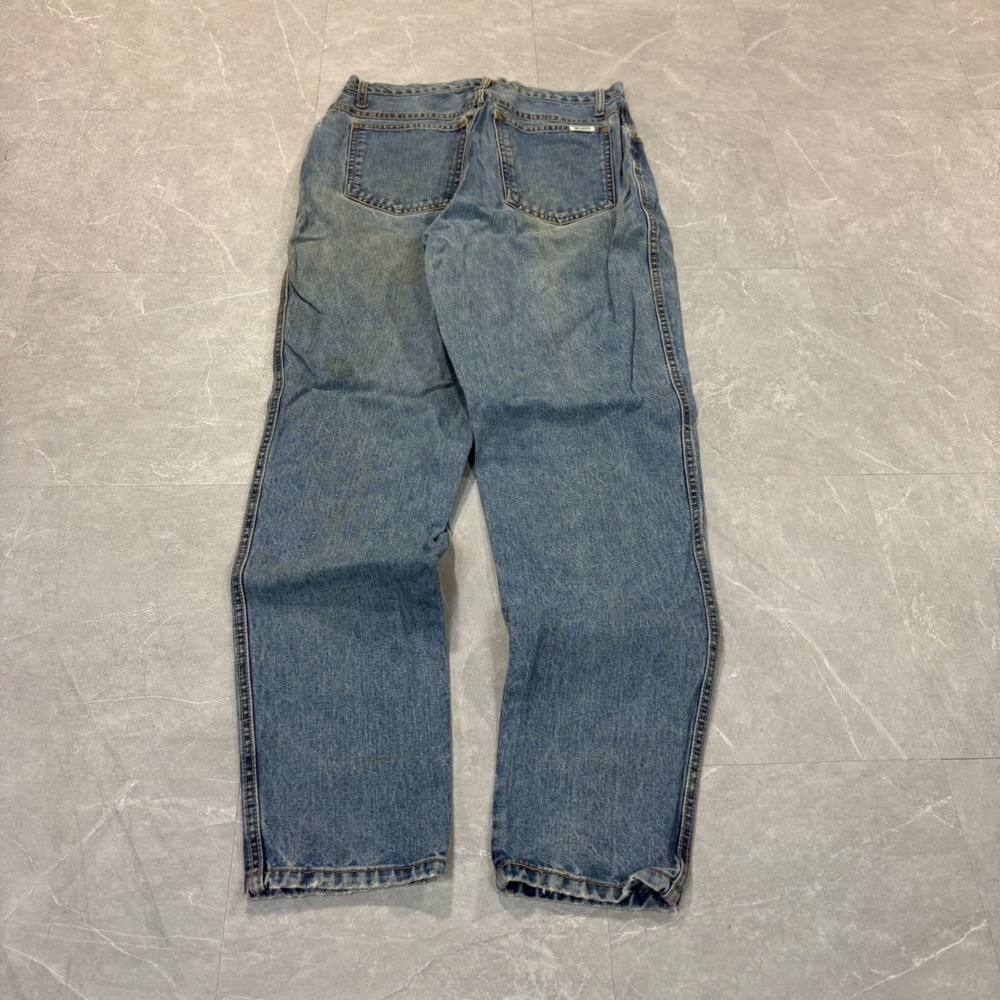 Vintage Bill Blass High Waisted Mom Jeans Light Wash Straight Leg Size 14L